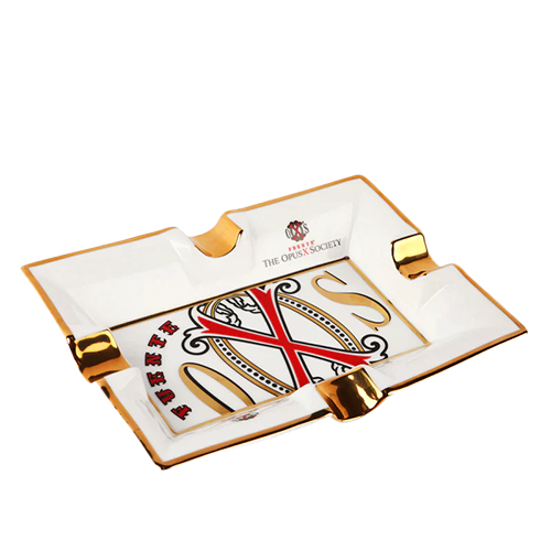 OpusX Society White Ashtray