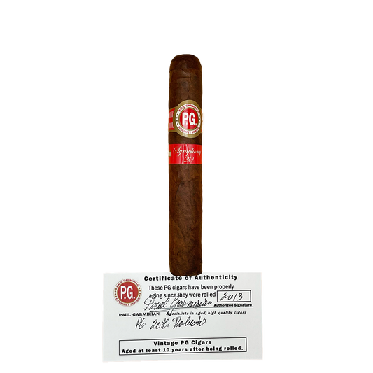 cigar with certificate of authenticity