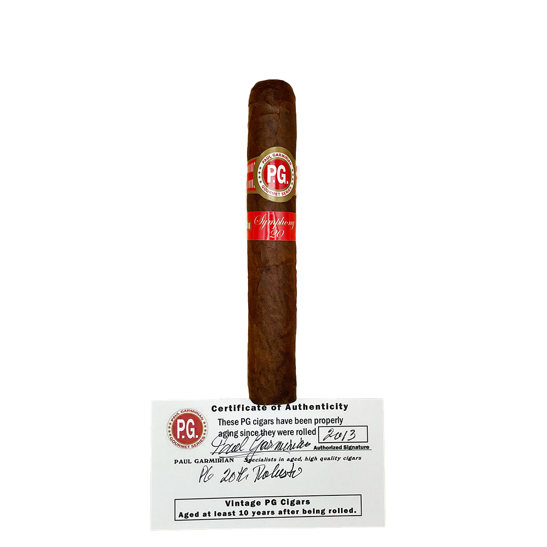 cigar with certificate of authenticity