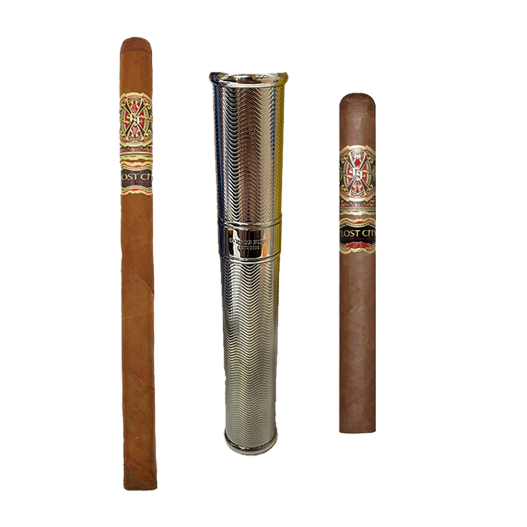Lost City Tubo Duo Cigars and cigar tube sampler