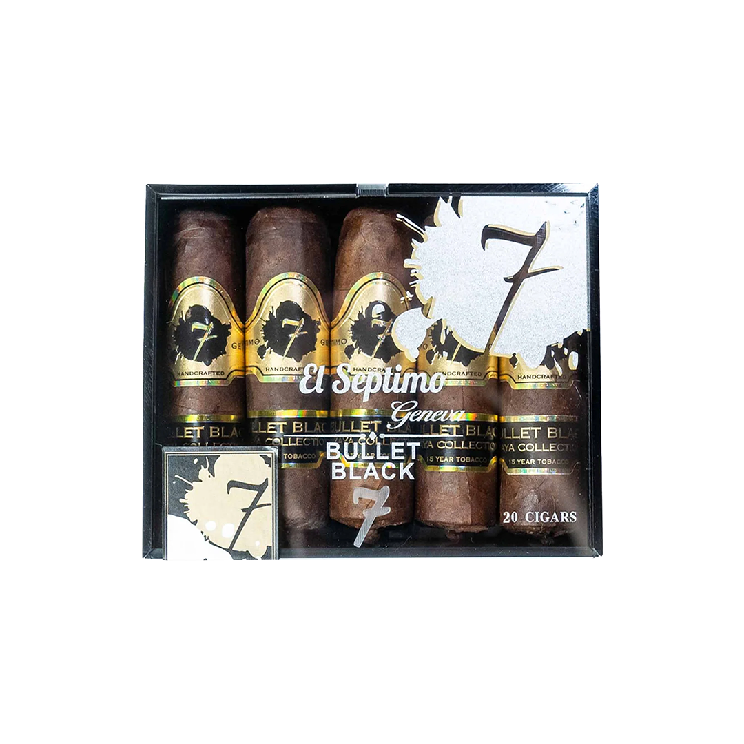 Pack of cigars with 'El Septimo' branding on a white background