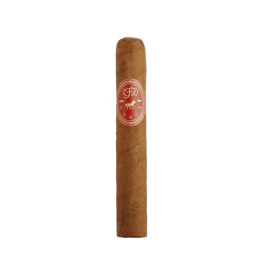 Cigar with a visible brand logo on a white background