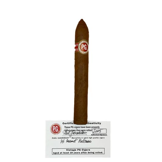 cigar with certificate of authenticity