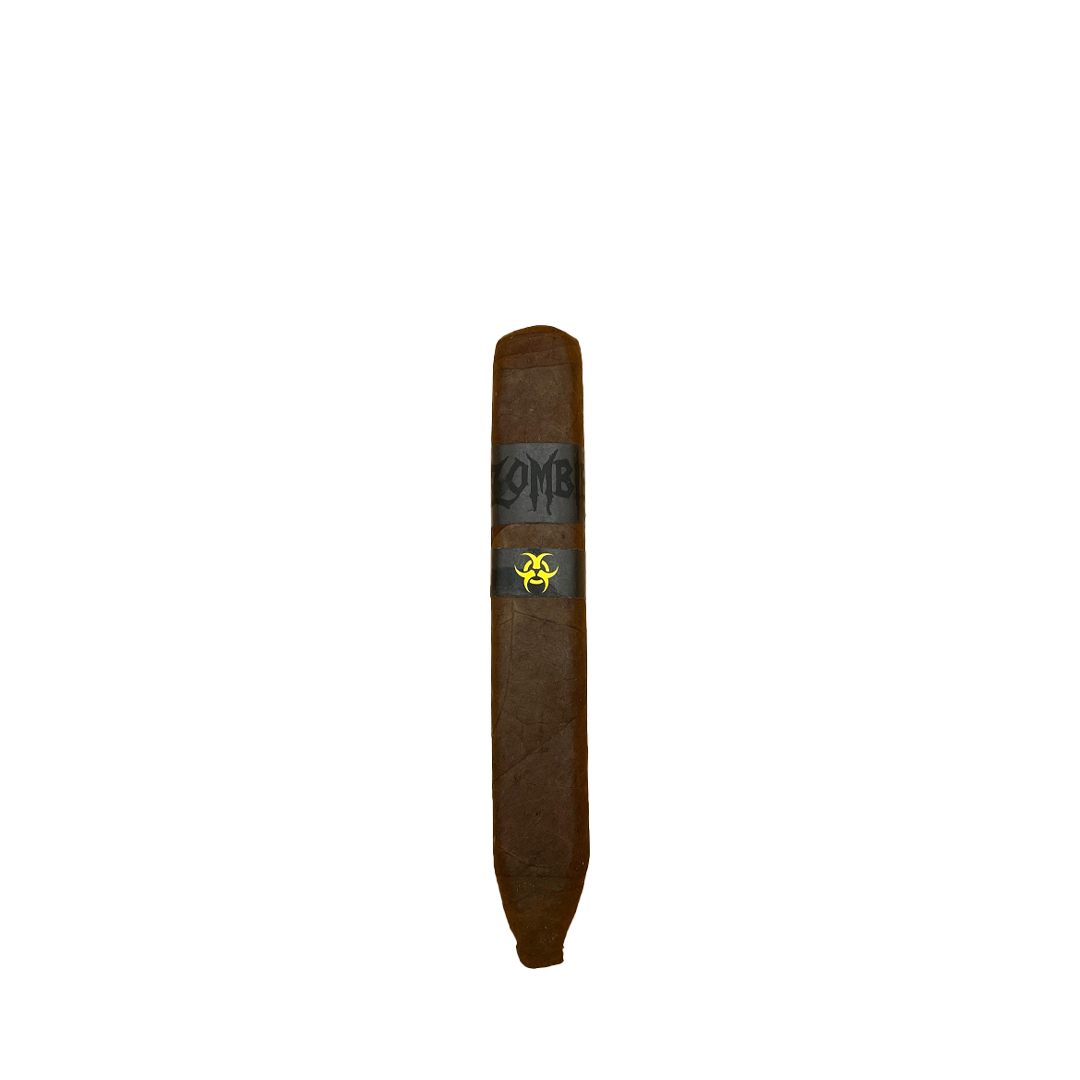 Cigar with a visible brand logo on a white background