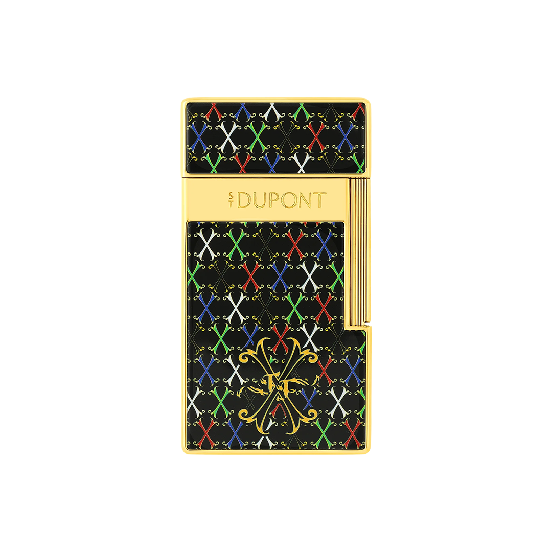 S.T. Dupont Biggy Fuente/OpusX Black and Golden